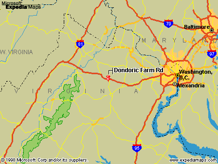 Map of Northern Virginia